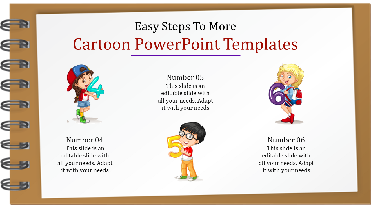 cartoon powerpoint templates-Easy Steps To More Cartoon Powerpoint Templates-Style-1